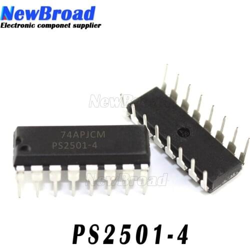 10pcs PS2501-4 DIP16 PS2501 DIP-16 2501-4 optocouplers