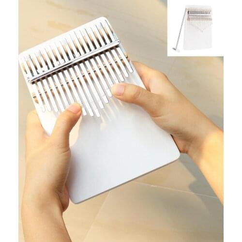 17 Keys Thumb Piano Kalimba Solid Single Board Pine Mbira Mini Keyboard Instrument Africa Finger Piano