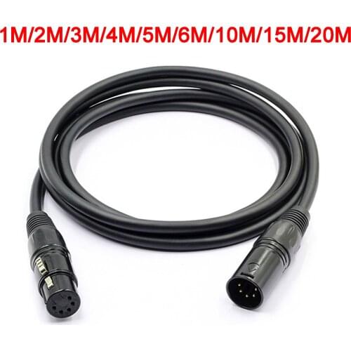 3-PIN DMX signal line (1M, 2M, 3M, 4M, 5M, 6M, 10M, 15M, 20M) LED PAR spotlight dmx cable dj equipment 100% brand new disco