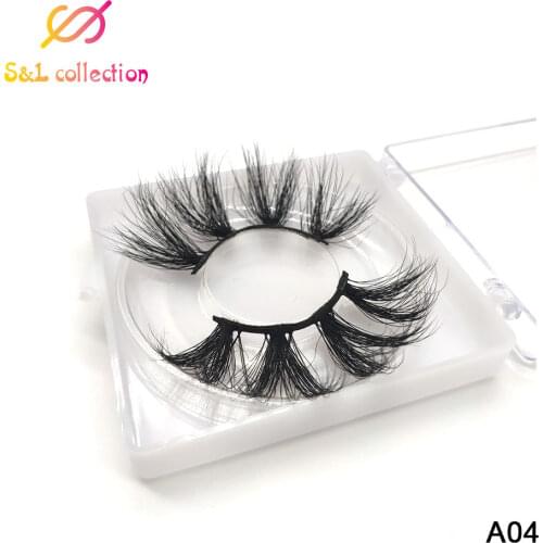 3D Eyelashes 25mm Lashes Dramatic Volume Eyelashes Crisscross False Eyelashes Cruelty Free Real Mink Eyelashes Makeup