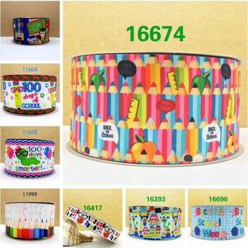 Free shipping 2020 new arrival ribbons Hair Accessories ribbon 10 yards printed grosgrain ribbons 16674