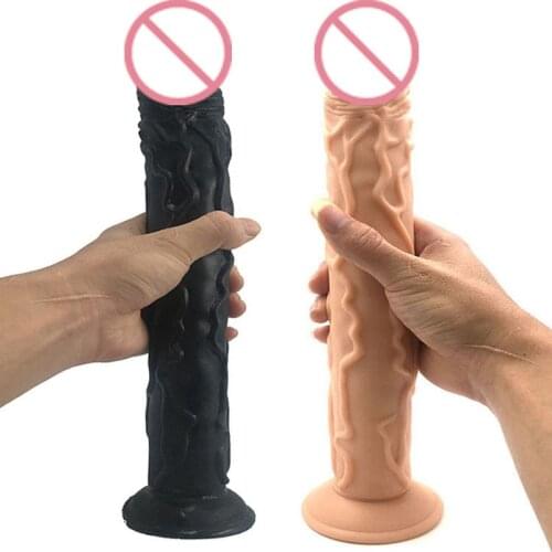 CPWD huge dildo Female masturbator Artificial dildo Medical PVC Realistic Dick Suction Cup sex toys for women size 35*5CM sexo