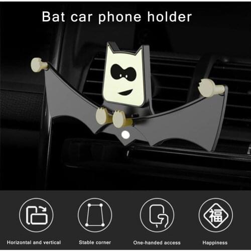 Mobile Phone Bracket Car Bat Mobile Phone Bracket Air Outlet Mobile Phone Car Bat Phone Holder Safe Grip Phone Holder Car