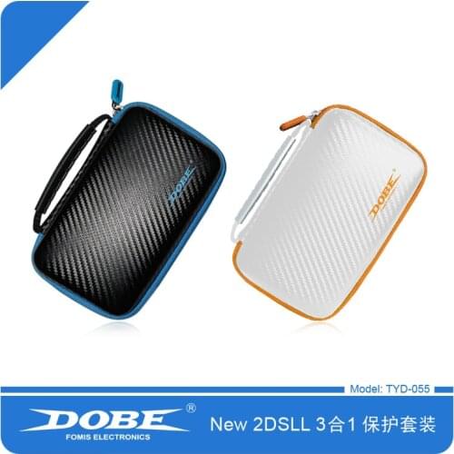 Foleto 3 in 1 Storage Carring Bag+ Screen Film + Stylus Pen for Nintendo NEW 2DSLL New 2DS XL Protective Case Kit