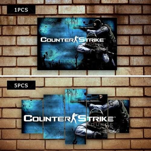 Gaming Poster Cs Go Counter Strike Art Print Ideal for Game Room Man Cave Games Enthusiast Home Decor