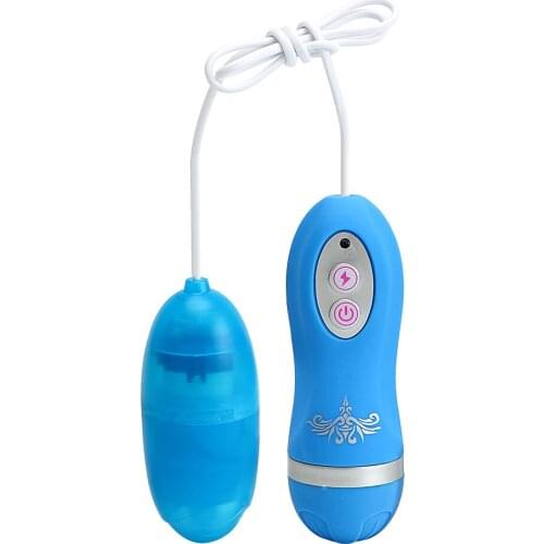IKOKY G Spot Massager Prostate Massager Vibrating Egg Female Masturbator Blue/Pink Sex Toys for Women Flashing Vibrator