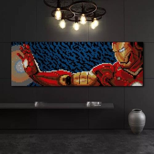 NEW Space War Movie of Wars Mosaic Painting DIY Bricks Pixel Art Building Blocks Model Upgrade Creative Decorative Paintings