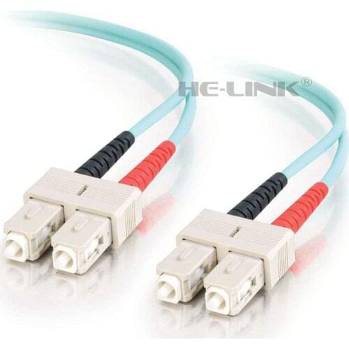 LODFIBER 300M SC-SC Outdoor Armored 10G OM3 MM 4 Strands Fiber Optic Cable Patch Cord