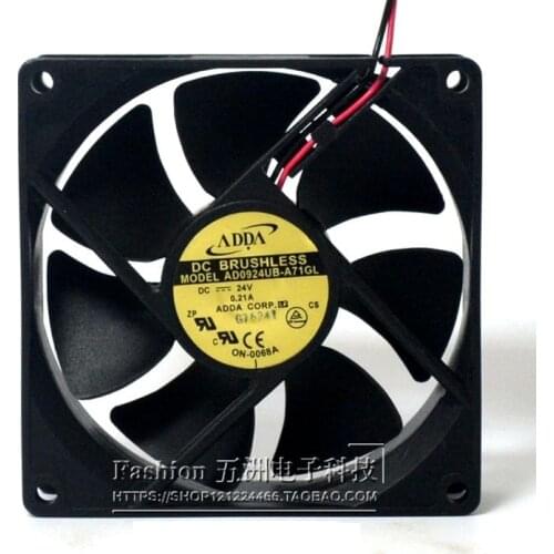 SSEA New cooling fan for ADDA AD0924UB-A71GL 24V 0.21A 9CM 9025 92*92*25mm Double ball bearing inverter FAN