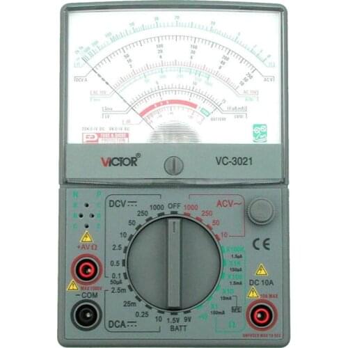 New Style VICTOR VC3021 Analog Multimeters, Mechanical Multimeter, The New, Measurable