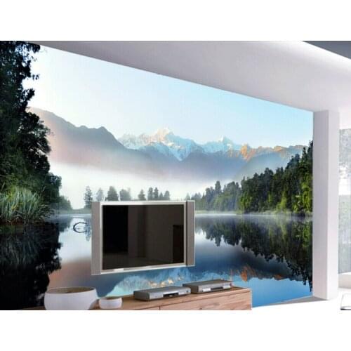 Custom Nature wallpaper,Swan Lake,3D photo mural for living room bedroom TV backdrop waterproof papel de parede