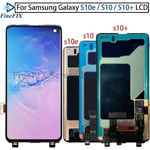 100% ORIGINAL LCD Display for SAMSUNG Galaxy S10e S10 Lcd Display G9730 S10+ Plus Display G9750 Touch Screen Digitizer Assembly