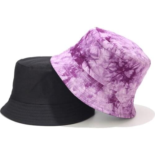 New Painting Mens Summer Hat Fisherman Hat Tie-dye Reversible Womens Bucket Hat Sun Protection Hat Unisex Panama Bob Cap
