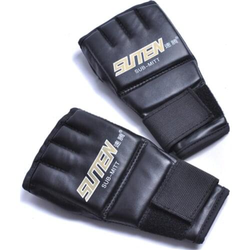 Brand PU leather sport training equipment Boxing Gloves Kick boxing MMA Training Fighting Sandbag Gloves Sanda mittens ZL6987
