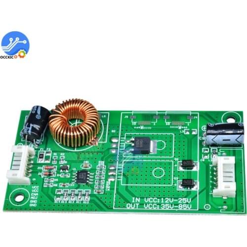 TV Backlight Constant Current Driver Board 10.8-24V to 15-80V Boost Step Up Module for Universal 14-37 Inch LED LCD