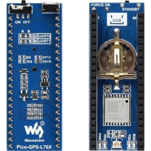 L76B GNSS Module for Raspberry Pi Pico, Supports GPS / BDS / QZSS