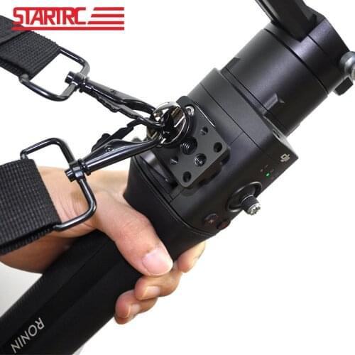STARTRC Ronin Handle Gimbal External Mounting Plate for Standard Rosette 1/4 Screw Monitor Holder M4 to 3/8 for DJI Ronin S/SC