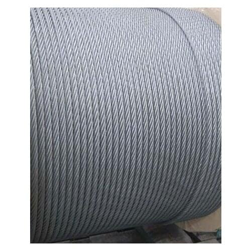 3MM---5MM, 6X7+FC Hot-dip galvanizing steel wire rope anti-rust grape shed cable fruit vegetable shed towing rope
