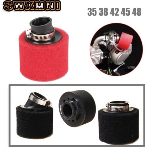 Universal Motorcycle 35mm 38mm 42mm 45mm 48mm Sponge Air Filter Pod Cleaner Moped Fit For Scooter Dirt Pit Bike ATV