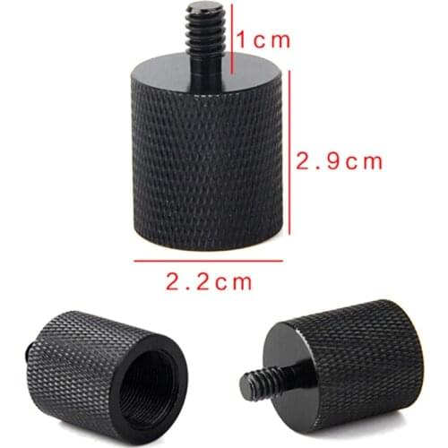 5/8" Female to 1/4" Male Threaded Screw Adapter For Mic Microphone Stand Tripod Flash Light Bracket