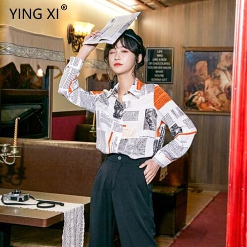 YING XI Printed Blouses