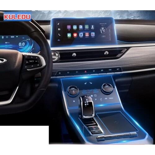 2017 TPU Car gear dashboard gps navigation screen Film Protective Sticker for chery tiggo 8 2018 2019 2020 anti-scratch