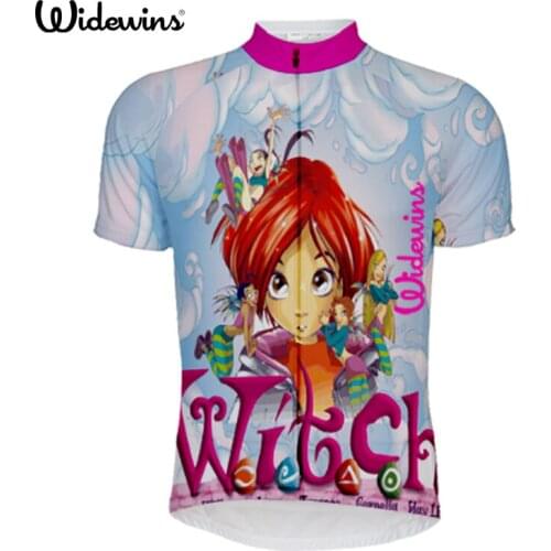 Witch Team Cycling Jersey Short Summer Women Blue Dot Lady Bicycle Bike Jacket witch XXXL 4XL Bicycle Shirts Antislip 5744