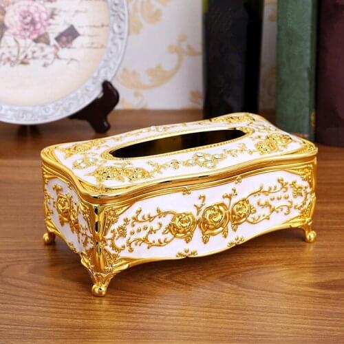 1Pc Creative Vintage Tissue Box Bathroom Living Room Bedroom Hotel Desktop Napkin Storage Case with Lid