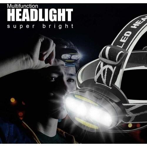 1000 Lm Powerfull Headlamp Rechargeable LED Headlight Body Motion Sensor Head Flashlight Camping Torch Light Lamp With USB
