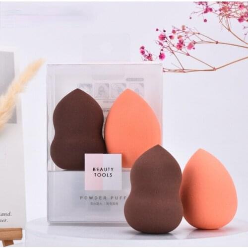 2Pcs Cosmetic Puff Water Drop Makeup Sponge Professional Cosmetic Puff For Foundation Concealer Cream Make Up Soft Water Sponge
