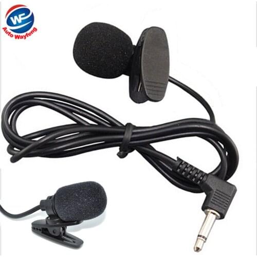 3.5mm Stereo Jack Plug Mono Car Audio Microphone Pc Mic With 1m Cable Mini Wired External Microphone Free Shipping
