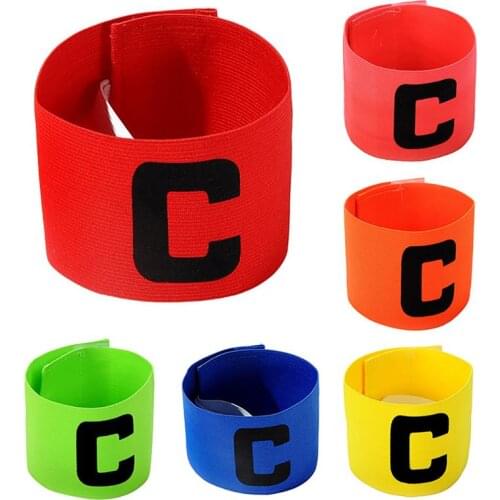 5pcs Adjustable Arm Band Football Captain Armband Leader Competition Soccer Player Captain Group Armband Brazalete Capitan Band
