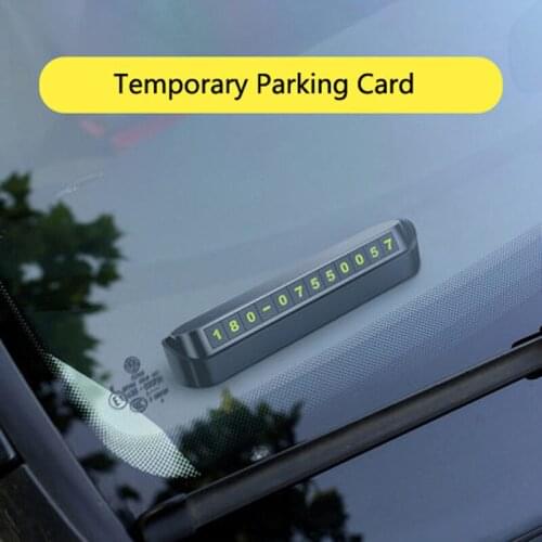 Car Temporary Parking Card Car accessories For Hyundai Tucson Elantra Creta IX25 IX35 Sonata Solaris Santa Accent Creta Azera