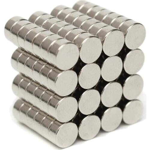 Wholesale 100Pcs 6x3mm N50 Super Strong Round Disc Blocks Rare Earth Neodymium Magnets Multi-purpose Magnets Tools