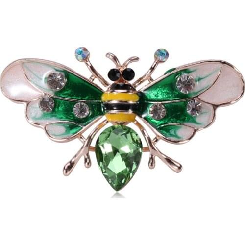 Han edition of the new set auger animal bee brooch handmade brooch pin joker clothing corsage drip insects
