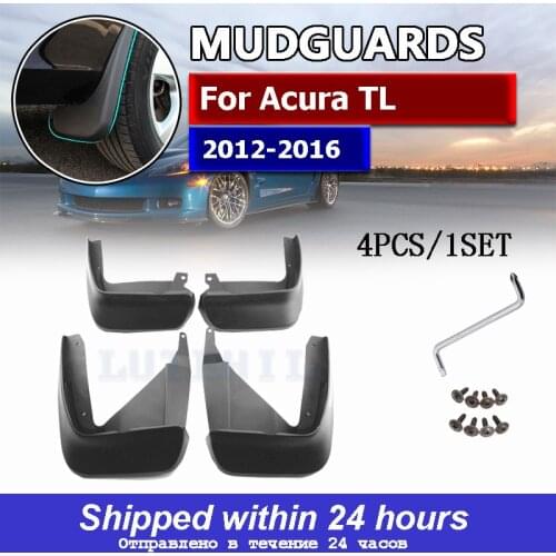 Car Mudflaps For Acura TL Sedan 2012 2013 2014 2015 2016 Splash Guards Mud Flap Mudguards Fender Car Styling Accessories