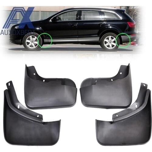 XUKEY Car Mud Flaps For Audi Q7 2005-2015 Mudflaps Splash Guards Mud Flap Mudguards Fender Front Rear 2012 2013 2014 Accessories