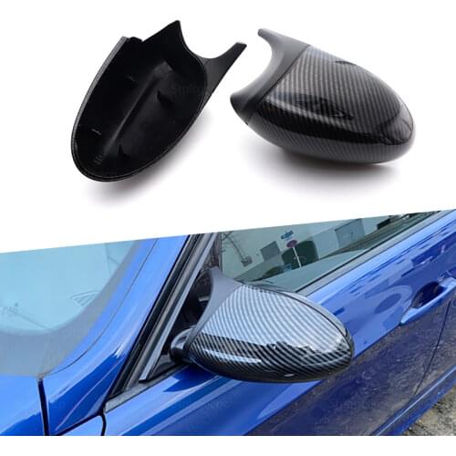 Rearview High Quality Side M3 M Style Horn Carbon Fiber Pattern Mirror Cover for BMW 1 3 Series E81 E82 E87 E88 E90 E91 E92 E93