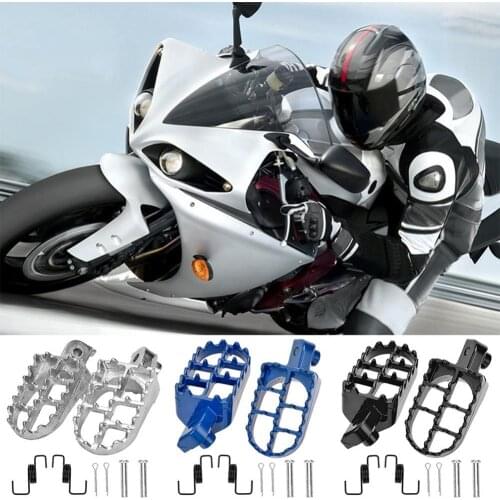 Motocross pedals Parts Front Footrest Foot Pegs Pedals Equipments Accessories for Yamahas PW50/80 TW200 CRF50/70 Dirt Bikes
