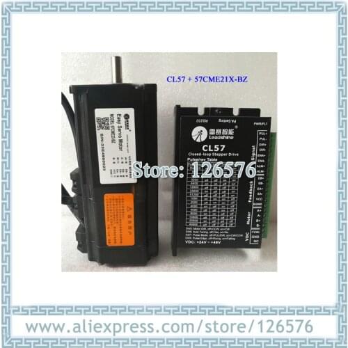 Leadshine 2 Phase closed loop stepper motor with brake 57CME21X-BZ + CL57 Driver, 2.1N.m NEMA23 Stepping motor