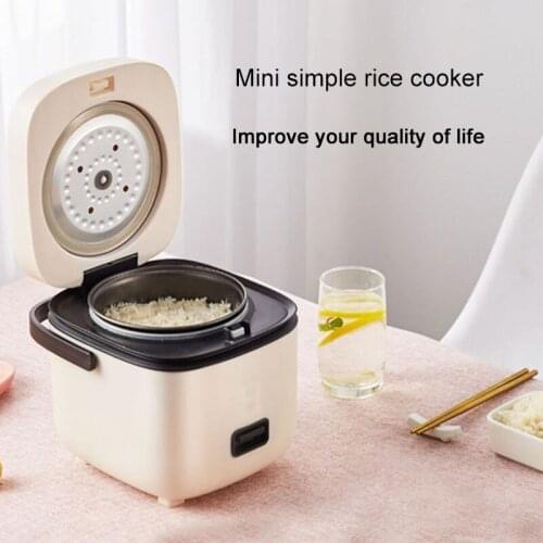 ZK30 220V Electric Rice Cooker Food Steamer Cooking Pot Mini Portable Heating Lunch Box Noodles Hot Pot Cooker 1.2L