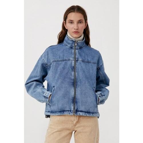 Женские джинсовые куртки Finn Flare China At AliExpress