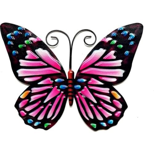 Metal Butterfly Craft Metal Wall Art Home Wall Decor Hanging Sculpture Garden Decor Courtyard Fence Wall Decorative Kind