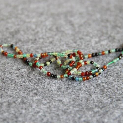 Min Order1)2mm Fashion multicolor india Onyx beads Round chalcedony Loose stones 15" Jewelry making design wholesale