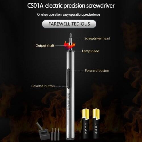 3.7V Mini Handheld Cordless Electric Screwdriver Precision Magnetic Screw Driver Tool with Universal Multi Bits Set For Drones