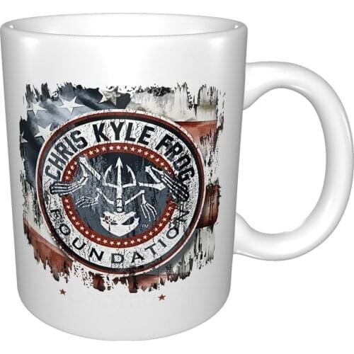Fashion Cool Print Navy Seals Frog Skeleton Patriot Patch American Sniper Military Mug Coffee Cup Coffee Mug Cup Thermal