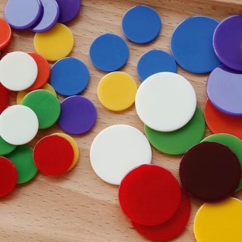 Fashion Elegant DIY Hand Made Accessories Solid Color Acrylic Disc INS Handmade Ornament Material