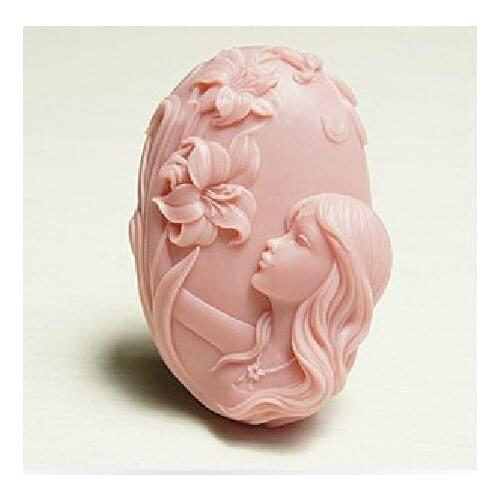 New Flower Faerie mould Craft Art Silicone Soap mold Craft Molds Handmade soap molds