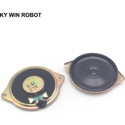 2pcs/lot New Ultra-thin speaker with ears 8 ohms 2 watt 2W 8R trumpet with ears Diameter 40MM 4CM thickness 5MM