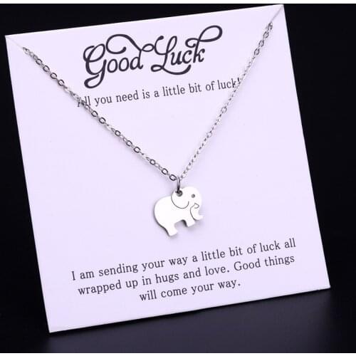 Stainless Steel Friendship Horse Elephant Fox Cat Dog Paw Monkey Panther Animal Collar Statement Necklaces for Women